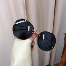여자선글라스 무테 선글라스 패션 선글라스 여성 조수 럭셔리 빈티지