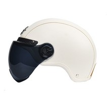 전동스쿠터 전기오토바이 전동킥보드 전기바이크 Casque Moto-빈티지 안전 헬멧 스쿠터 자전거 엔진 Casco, M, 02 NO2