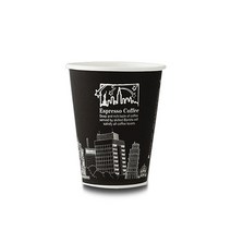 8온스 테이크아웃종이컵 뉴욕 블랙 1박스 1000개