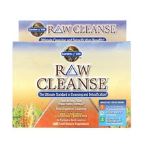 Garden of Life RAW Cleanse 클렌즈 및 디톡스를 위한 얼티밋 스탠다드 3단계 프로그램 3단계 키트