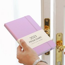 2023 월간 다이어리 먼슬리 B6 다이어리 날짜형 32절 프리즘 12색상, 딥네이비