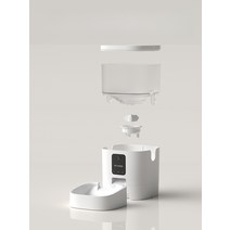 강아지배식기 고양이배식기 애견 자동 수급기 정량 배급기, 06. 6L 비주얼【추천견용】