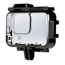 카메라 보호 프레임 스포츠 카메라 콜드 슈 포트 휴대용 플라스틱 프레임과 Gopro9 Hero9에 적합 온다, 하나, 검정