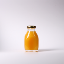 광동 우유병 라떼 밀크티병 요거트병 딸기우유병 음료 원형 유리병 200ml 45개, 러그캡 화이트