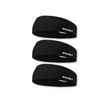 3개 Set 윈어블 남여공용 스포츠 쿨 헤어밴드 헬스 러닝 스웨트 땀흡수 땀흘림 방지 밴드