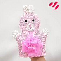 아기목욕놀이 목욕 코끼리 물뿌리개 컵쌓기 조로 목욕장갑 스펀지 목욕놀이, 08.목욕장갑 토끼