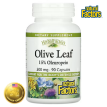네추럴팩터스 올리브잎 500mg 올러유러핀 90캡슐, 500mg 90캡슐, 1개, 90개