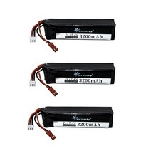 견고한 1-3pcs Frsky Taranis X9D Plus 송신기 7.4V Lipo 배터리 장난감 액세서리 용 3200 V MAH 충전식, 04 green