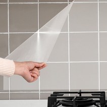 주방 기름때 방지 필름 시트지 투명 2p, 2개입