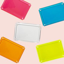 투명 트레이 쟁반 아크릴, 투명.