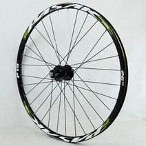 Pasak Mtb Wheelset 26 27.5inch 29er 자전거 뒷 바퀴 32 구멍 디스크 브레이크 QR 9 135mm 4 밀봉 된 방위 산 자전거 뒤 바퀴, 26 블랙 허브 그린, Rear26 Black Green