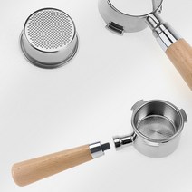 Delonghi-EC680 EC685 커피 드립 포터 필터 51MM 스테인리스 드립 헤드와 너도밤 나무 손잡이 종이 필터, 01 log color_01 M