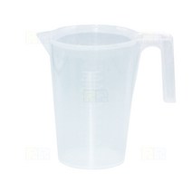 핸들 비이커 플라스틱 1000ml 손잡이 비커/과학 실험 키트 교구 도구 만들기
