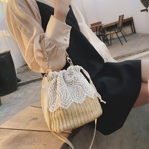 SAMARA 왕골 여름 여성용 가방 LYHA