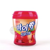 크라운 마이쮸 자일리톨 복숭아110g 사내간식 군것질, 1개, 110g
