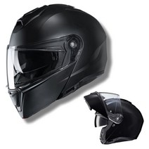 [HJC] 홍진 오토바이 헬멧 i90 무광블랙 스템헬멧 풀페이스헬멧, 1번 i90 무광 블랙 시스템모, M (57~58cm)