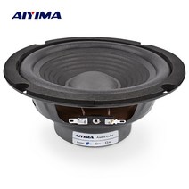 aiyima 1pc 6.5인치 미드레인지 베이스 스피커 유닛 48 ohm 150w 오디오 앰프 책장 우퍼 확성기 홈 시어터 diy, 8옴