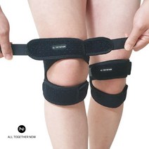 도디치 무릎보호대 DI-202 무릎관절보호 무릎부상방지 원형실리콘 서포트바 이중밴드, S-양쪽