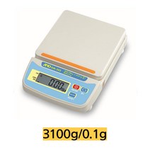 국산/AND저울 교육용 정밀저울 KM-3001/3100g 0.1g 건전지 AA 4ea