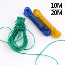 10M 20M 캠핑용 빨래줄 와이어코팅 캠핑빨래줄