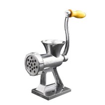 FenKicyen 수동 고기 분쇄기 Mincer 다기능 푸드 프로세서 소시지 기계 수동 쵸퍼 조리기구 주방 도구, 스페인, silver