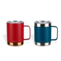 에지리 블랑 보온 보냉 스텐 뚜껑 머그 텀블러 360ml 소확행 보온보냉 카페머그 감성 머그잔 커피머그 북유럽 보온 스텐머그 커피잔 머그컵 텀블러, 터키쉬 블루, 쿠팡2 핫초코 본상품선택