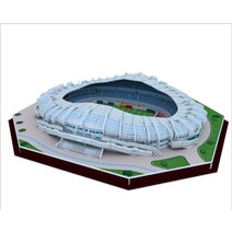 해외 축구장 경기장 퍼즐 3d 입체 운동장 건축 건물 종이 모형 명소 조립, K.158 아노에타 스타디움, 사진참조개