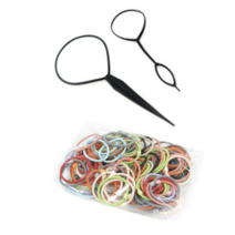 루머스 꽈배기 헤어 HU003 + 머리끈 HU072 100p 랜덤 발송, 10세트