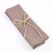 4PC 30X45CM 목화 천 냅킨 저녁 식사 주방 차 타월 테이블 디자인 매트 웨딩 파티 공급 홈 호텔 연회 장식, 4PC 30x45Brown
