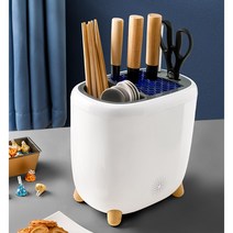 행운스타 가정용 소독 칼꽂이 CG317, 화이트, 1개