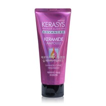 애경 케라시스 케라마이드 극손상 클리닉 헤어 트리트먼트 200ml 헤어팩 갈라지고 끊어지는 모발, 케라시스 케라마이드 극손상 클