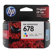 HP 678 잉크, 컬러(CZ108AA), 3개