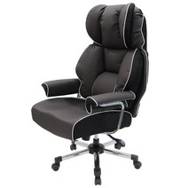 로엠가구 인피니 푹신한 컴퓨터 책상 침대형 중역 pc방의자 게이밍의자 컴퓨터의자, 아니스 다크브라운-일체형