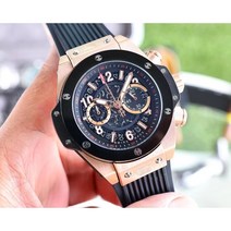 남성용 시계 스위스 쿼츠 스테인레스 스틸 클래식 bigbang시리즈 스타일 다기능 수입 크로노 그래프 무브먼트