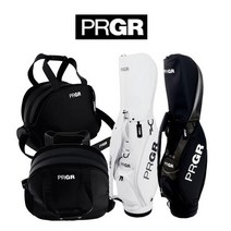 2022 PRGR프로기어 GOLFBAG 캐디백 보스턴백세트 골프타임, 색상 : 블랙