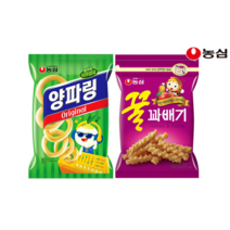 농심 양파링 155g + 꿀꽈배기 285g, 1세트