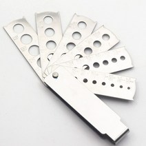 측량장비 69HB 금속 와이어 측정 도구 측정 도구 와이어 측정 눈금자 직경 도구, 한개옵션0