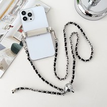 굿도우 핸드폰 백클립 목걸이 체인 스트랩, A