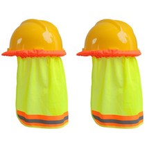 레씨오 안전모용 야광 반사 햇빛가리개 2개입, 1세트