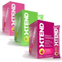 싸이베이션 XTEND 하이드레이션 전해질 드링크 믹스 필수 아미노산 NSF 인증 15스틱, 레몬라임