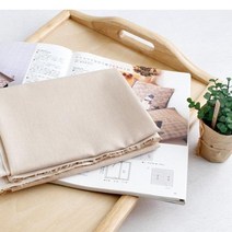 릴리패브릭 오가닉코튼40수 투톤주자 브라운 원단 천 C6