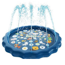 바닥 분수매트 바닥분수 물놀이 야외 수영장 키즈 수영장 대형 유아풀장 170 x 170