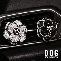 도그독 CN까멜리아 큐빅 플라워 명품 차량용 방향제, CN까멜리아 (핑크), 자몽