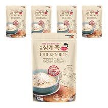 더독 수제 삼계죽 150g 5개, 단품