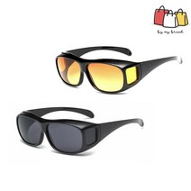 비엠비 안경위에 쓰는 선글라스 스포츠 바람막이 고글 도수프리 자전거 등산 썬글라스, 검정색