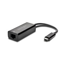 Kensington CA1100E USB-C-이더넷 어댑터 Thunderbolt 3 RJ-45 잭 Windows Macbook 및 Chromebook 호환 가능 - 플러그 앤 플레이 디자인 인터넷에 직접적이고 안전한 연결 -13750, USB 3.0 멀티 디스플레이