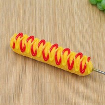 핫도그모형 음식 핫도그 치즈스틱 미니어처 카페 장식, 4호 17x5cm