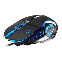 HH&k USB 유선 게이밍 마우스, 블랙