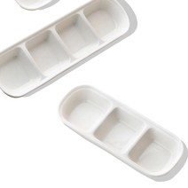 고품격 도자기 나눔 종지 소분 접시 3칸 4칸, 4칸나눔종지