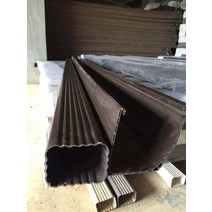 측구 콘크리트 pe 배수로 수로관 빗물받이 처마 집수정 지붕 사각맨홀 PVC 거터 배수관, PVC 빗물관 80x60개